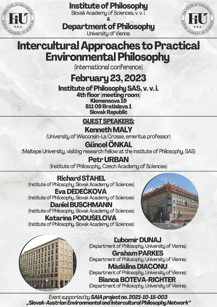 Intercultural Approaches to Practical Environmental Philosophy Programme1024 1